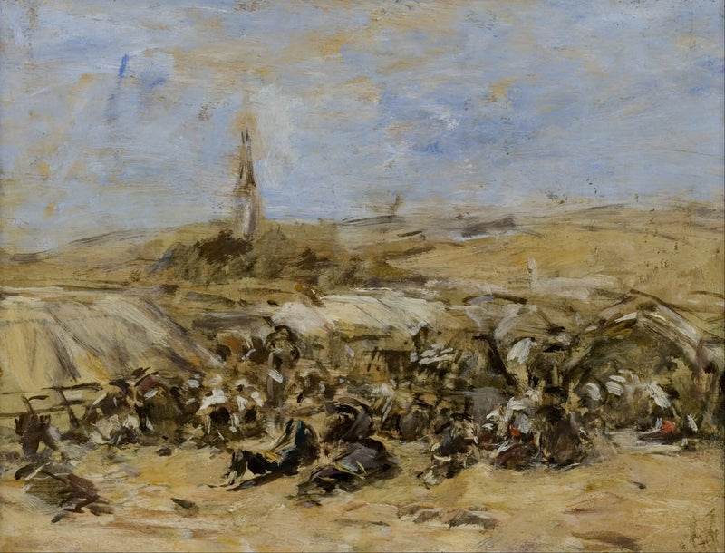 Sainte Anne La Palud'un Affedilişi - Eugène Boudin