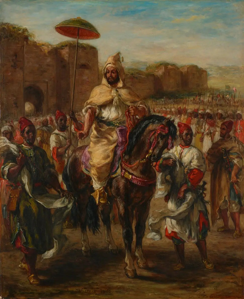 Fas sultanının portresi - Eugène Delacroix