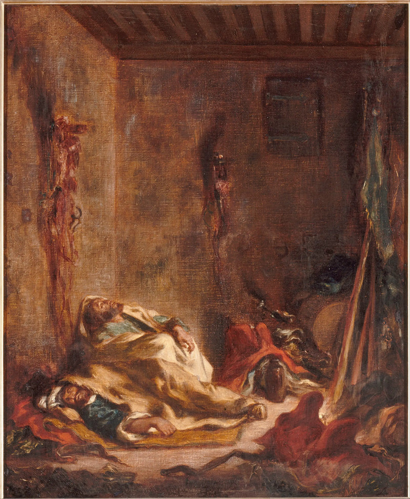 Faslı nöbetçi kulübesi - Eugène Delacroix