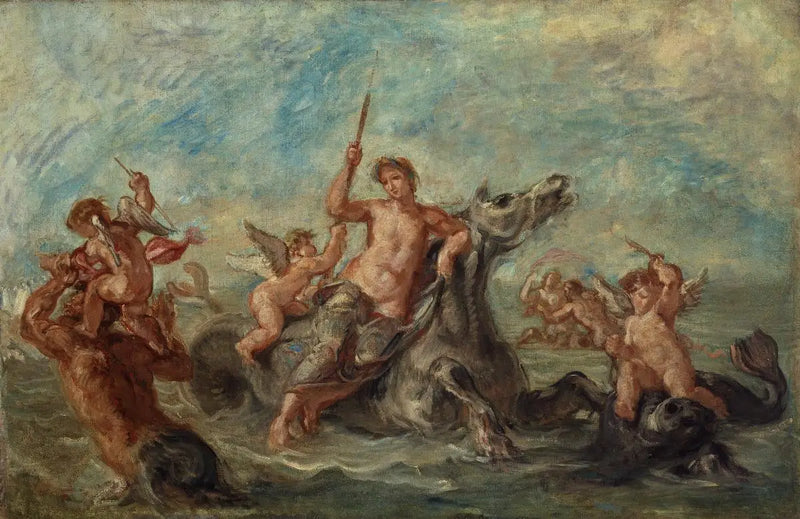 Amphitrite'nin Zaferi - Eugène Delacroix