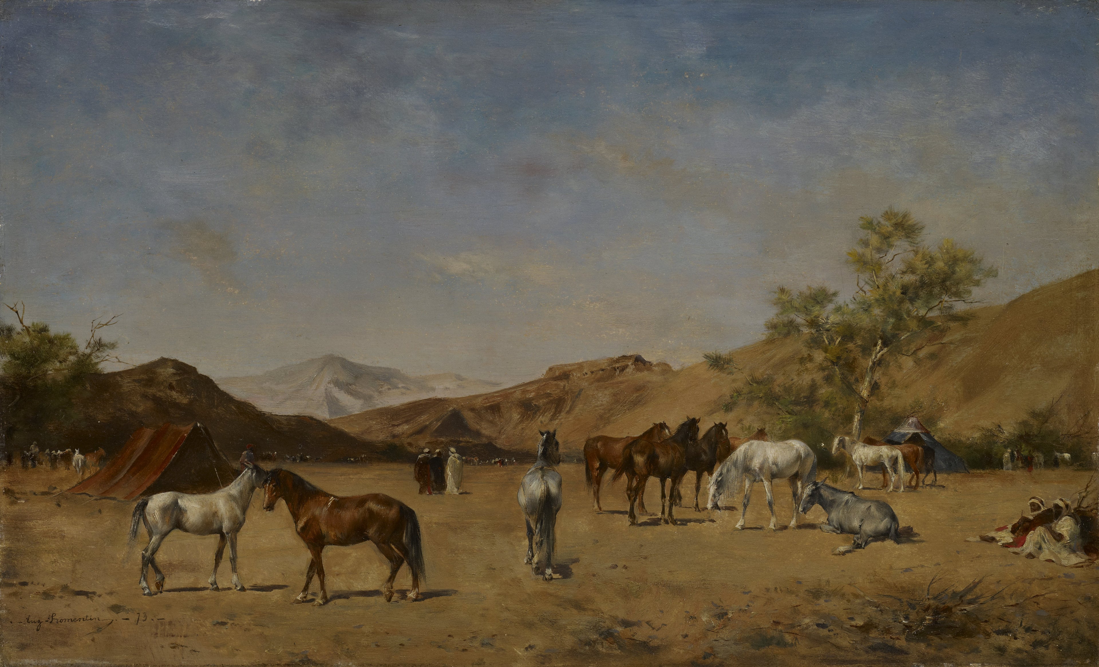 Un camp arabe - Eugène Fromentin