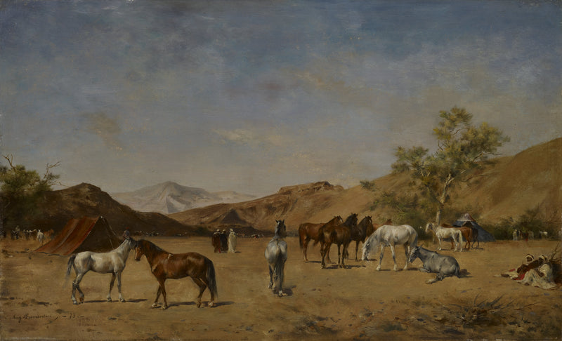 Un camp arabe - Eugène Fromentin
