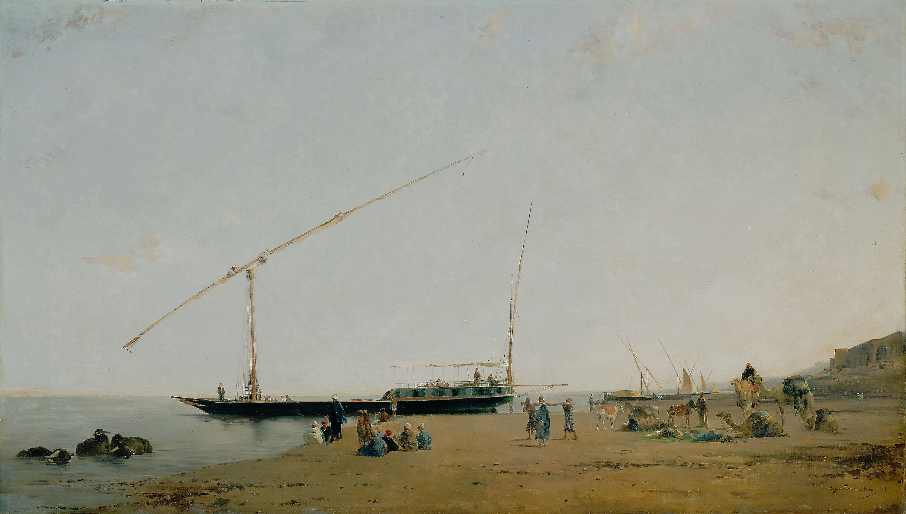 Sur le Nil, près de Philae - Eugène Fromentin