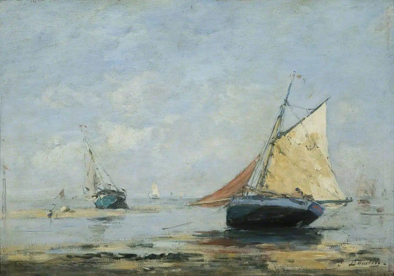 Trouville Çevresi - Eugène Boudin