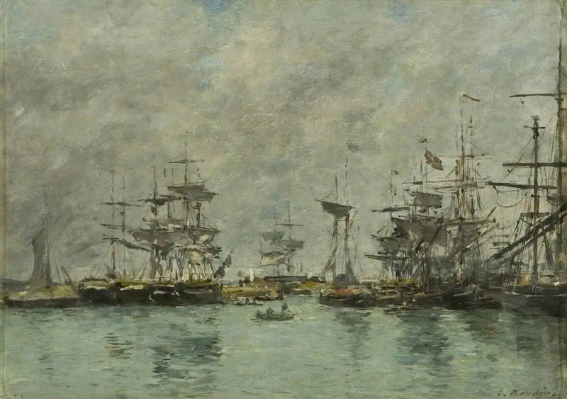 Liman Manzarası - Eugène Boudin