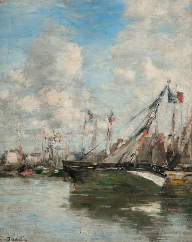 Liman Manzarası, Trouville - Eugène Boudin