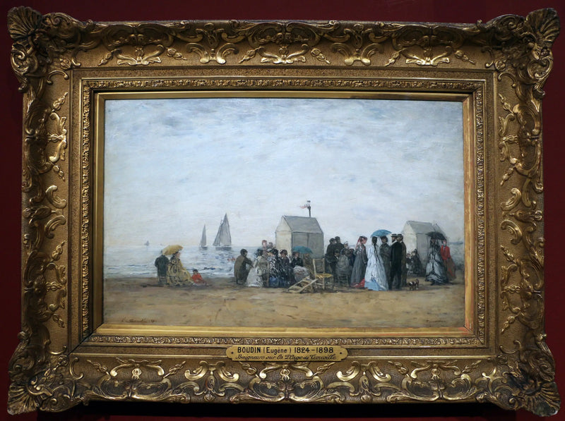 Trouville Plajı - Eugène Boudin