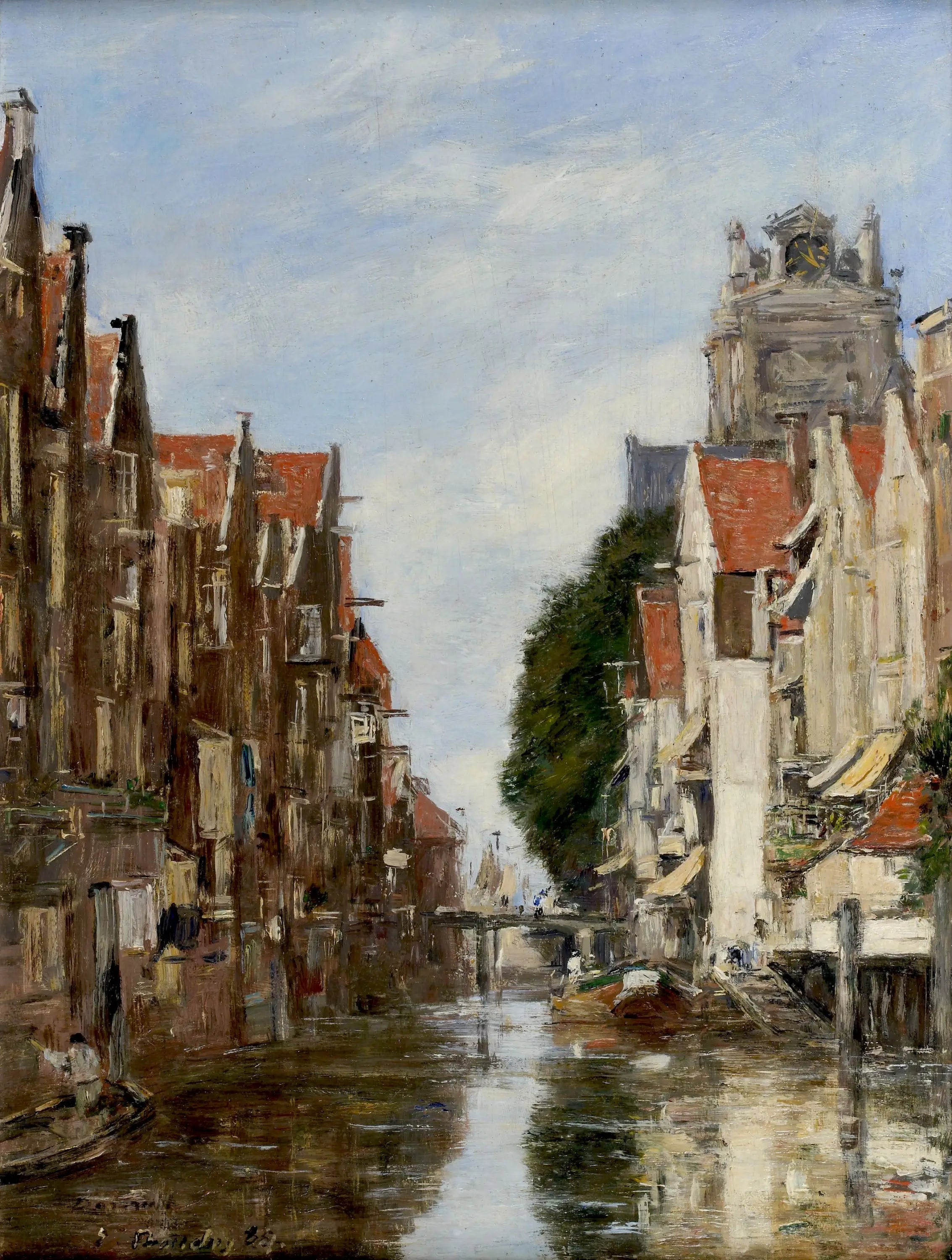 Reproduction du tableau « Q27031739 - Eugène Boudin » par Alpha Reproduction en peinture à l’huile