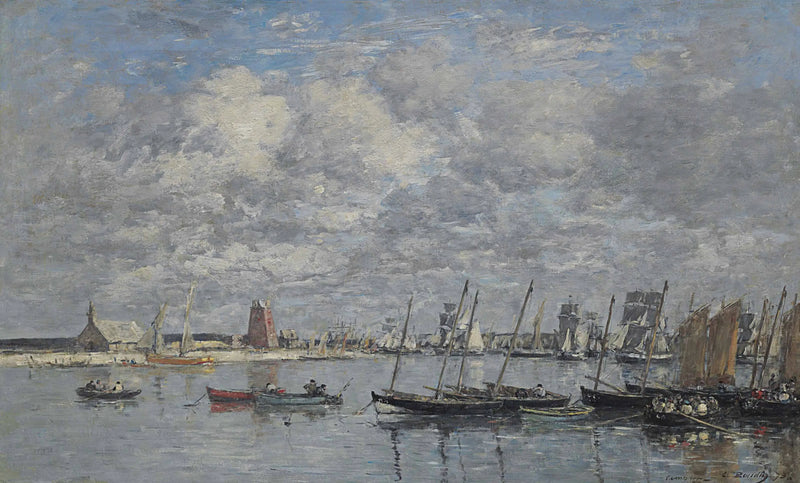 Camaret, liman - Eugène Boudin