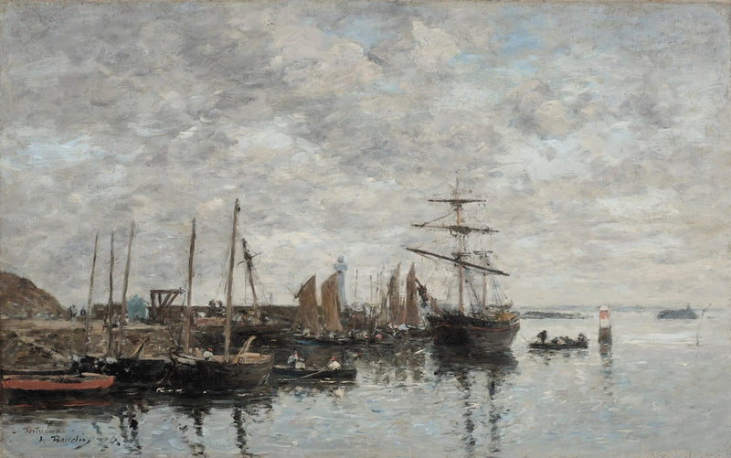 Portrieux, liman - Eugène Boudin