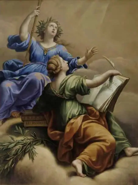 Euterpe ve Clio - Pierre Mignard