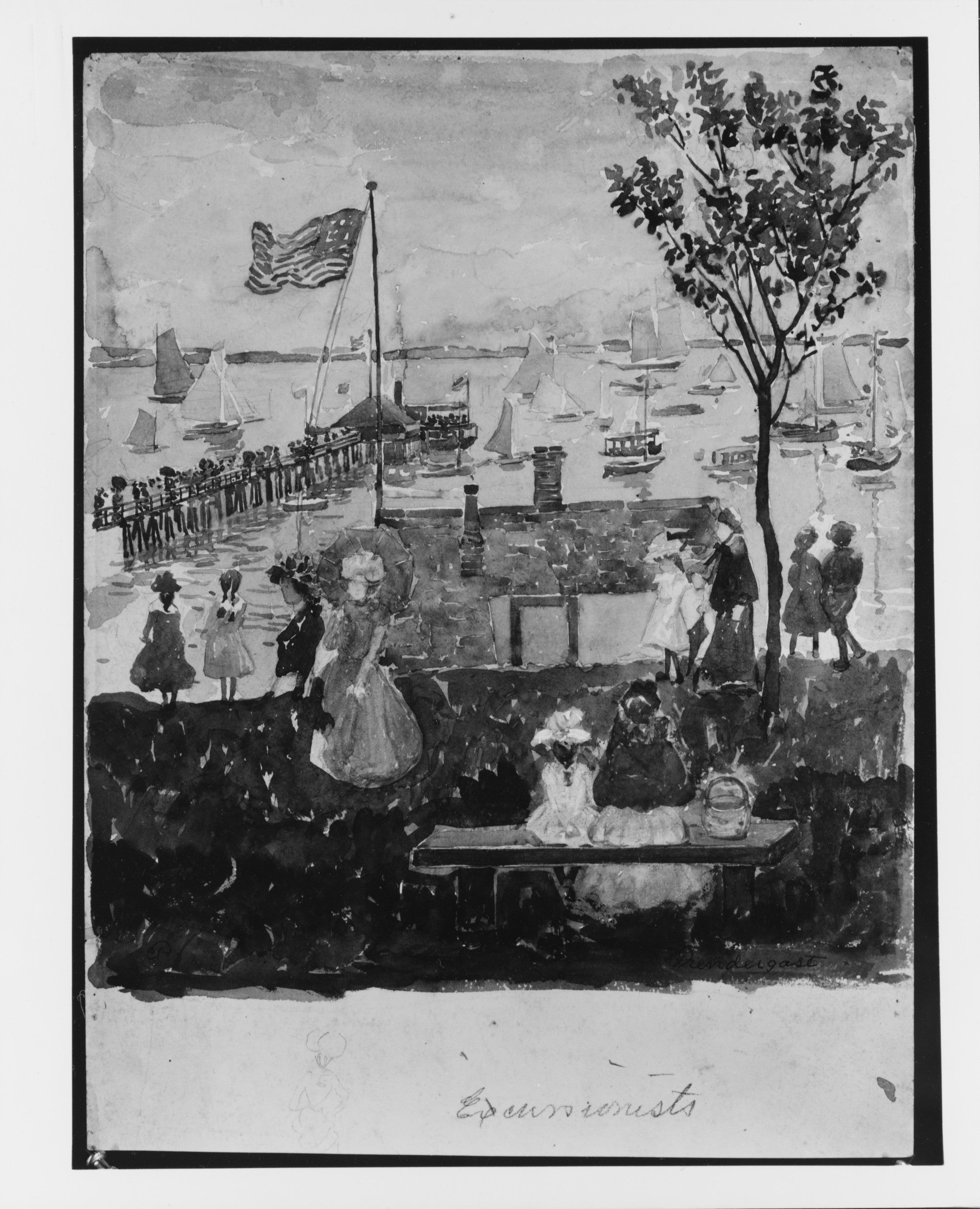 Excursionnistes, Nahant - Maurice Prendergast