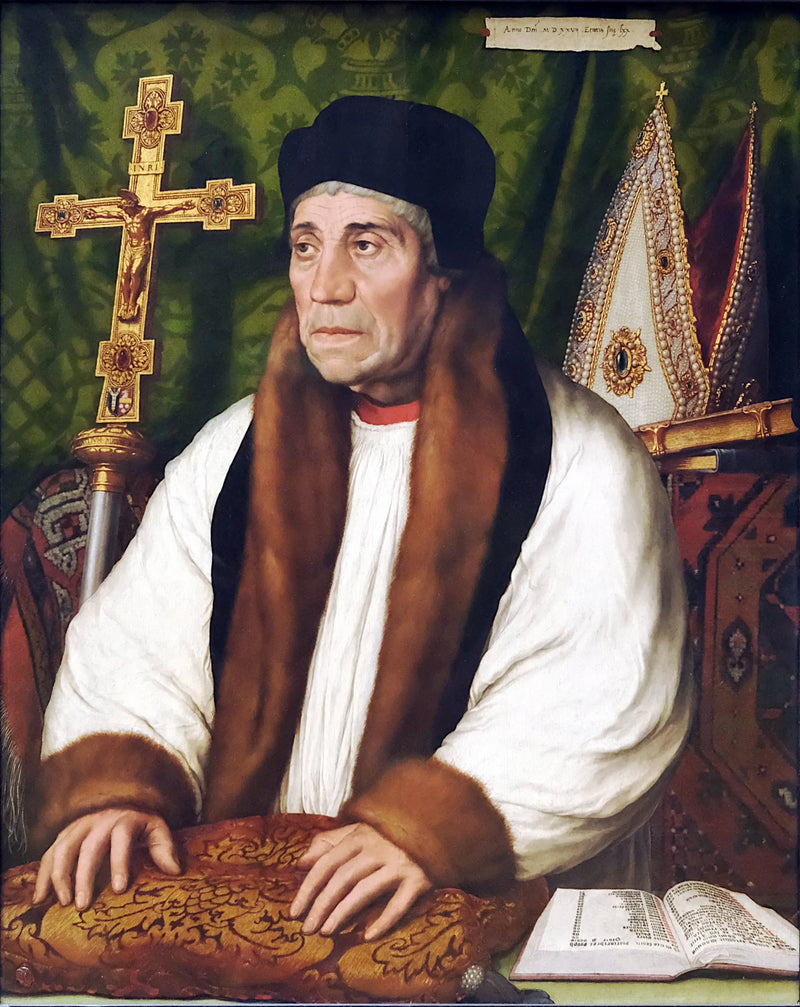 William Warham Portresi - Hans Holbein Genç