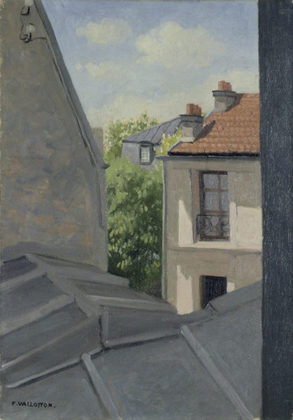 Les toits, rue Mérimée - Félix Vallotton