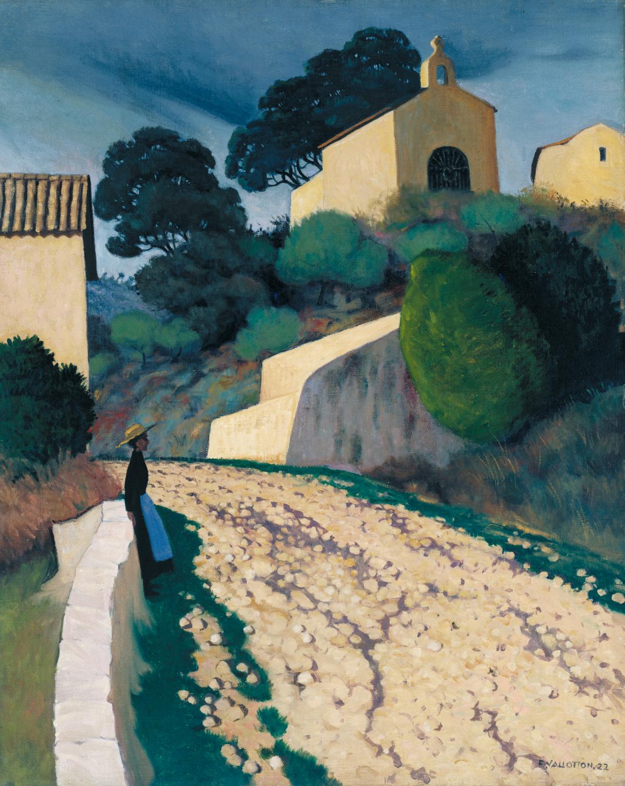 Route à St Paul (Var) - Félix Vallotton