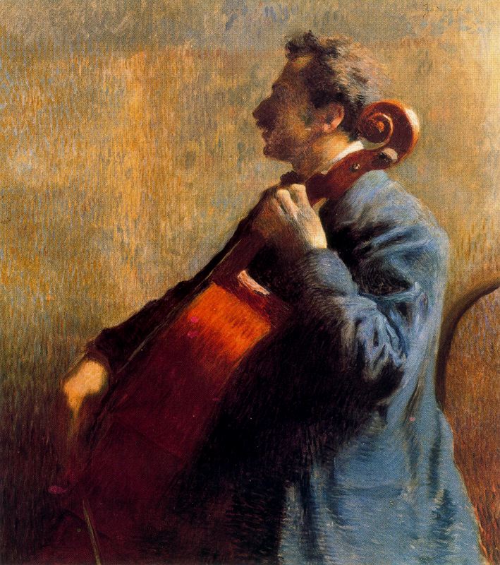 Le violoncelliste - Federico Zandomeneghi