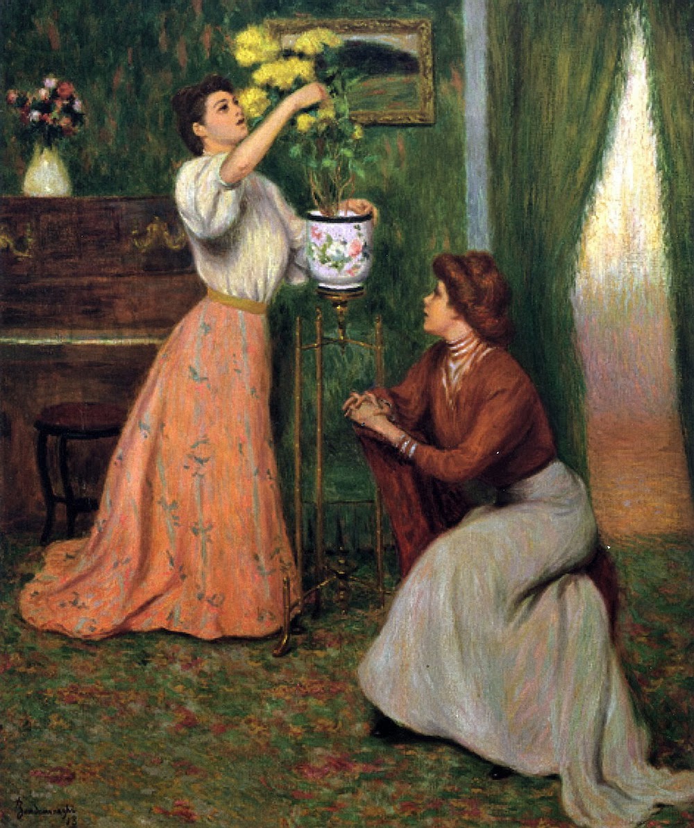 Dans le salon - Federico Zandomeneghi