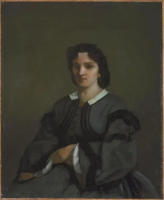 Eldivenli Kadın - Gustave Courbet