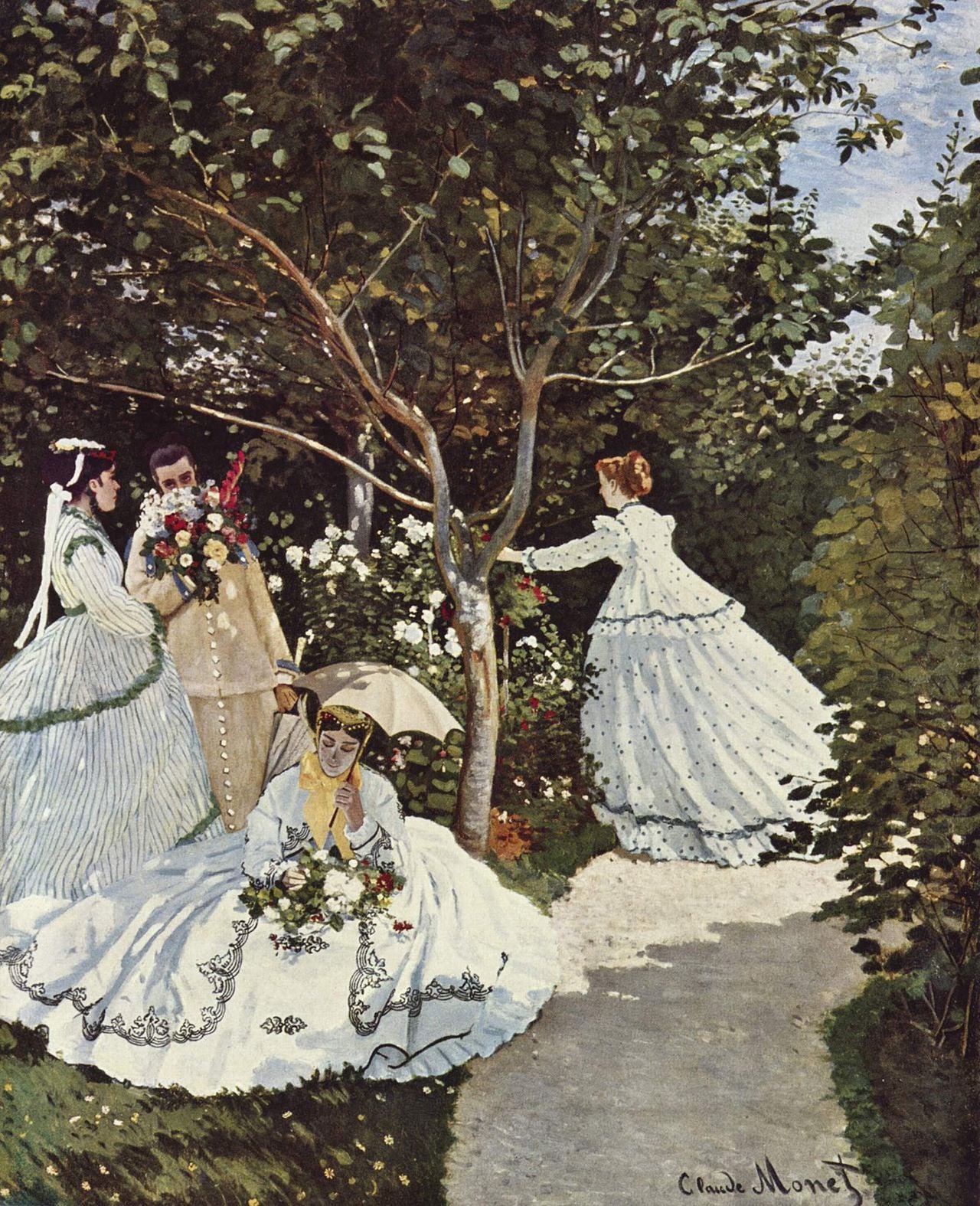 Bahçedeki Kadınlar – Claude Monet (1866)