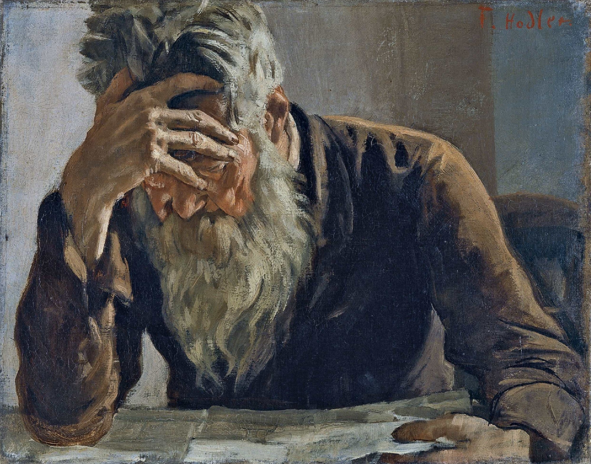 Le lecteur - Ferdinand Hodler
