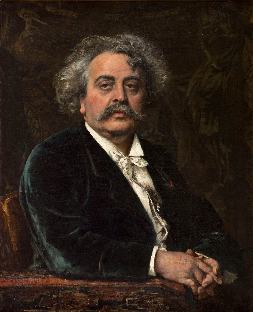 Portrait de Carrier-Belleuse - Fernand Cormon