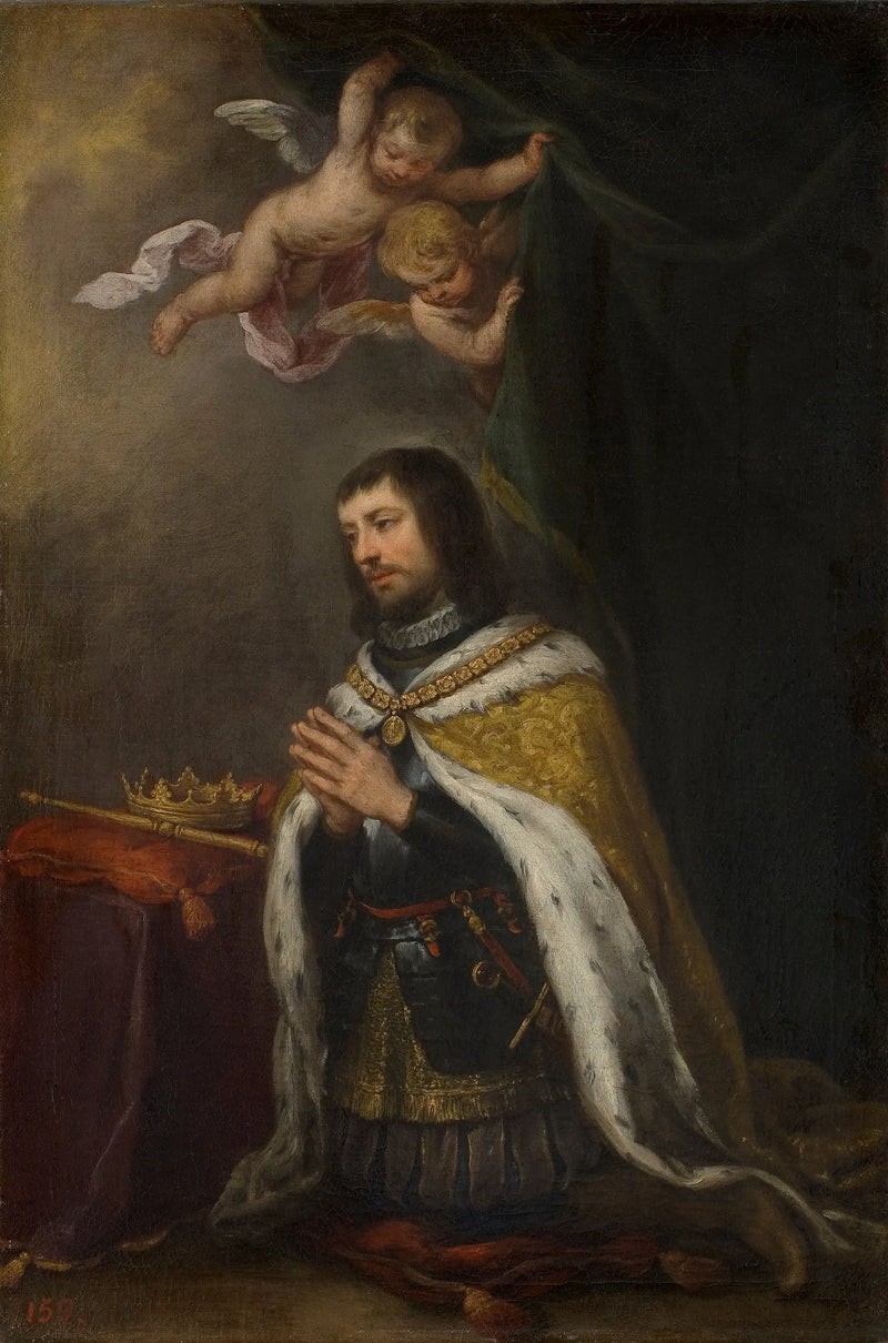 Castilla, León ve Asturias Kralı Saint Ferdinand - Bartolomé Esteban Murillo