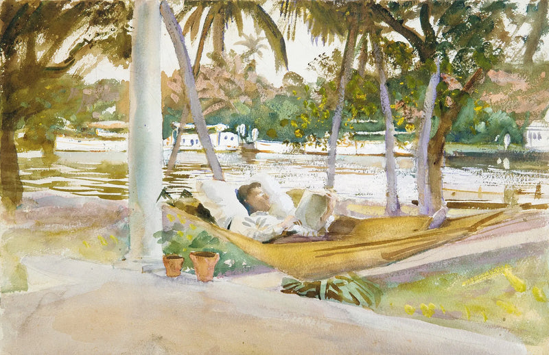 Hamakta Bir Figür, Florida - John Singer Sargent