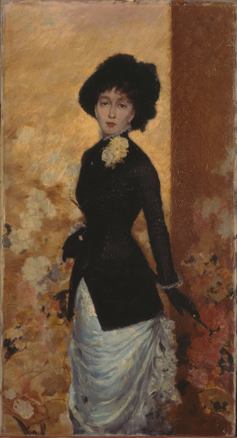Kadın Figürü (Léontine De Nittis) - Giuseppe De Nittis