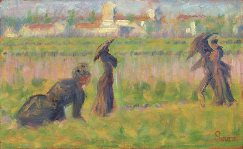 Manzara İçinde Figürler - Georges Seurat