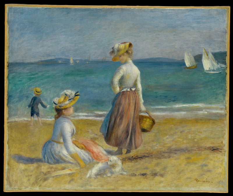 Plajda Kadınlar - Pierre-Auguste Renoir