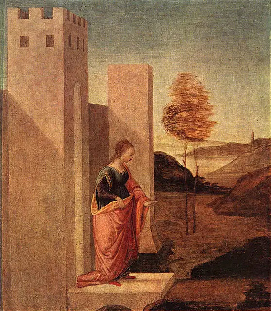 Kraliçe Vashti Kraliyet Sarayı'ndan Ayrılıyor - Sandro Botticelli