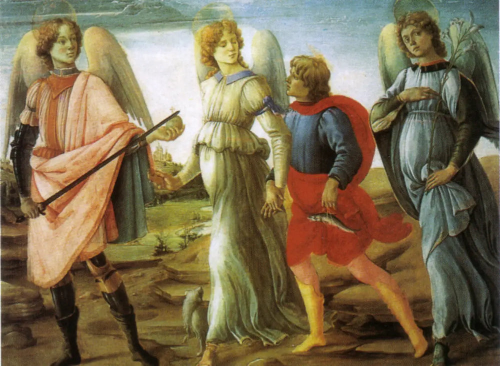 Les Trois Archanges avec Tobie - Filippino Lippi - Alpha Reproduction