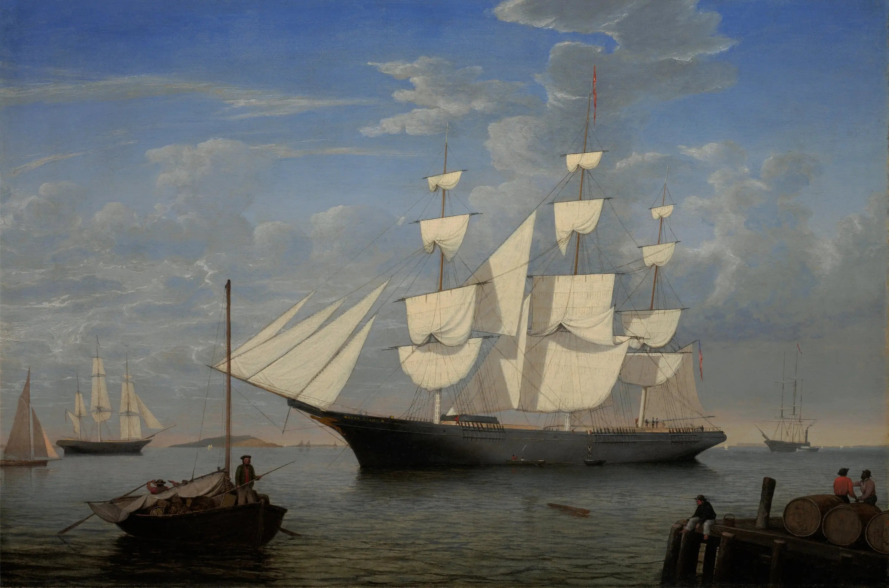 « Starlight » dans le port - Fitz Henry Lane - Alpha Reproduction