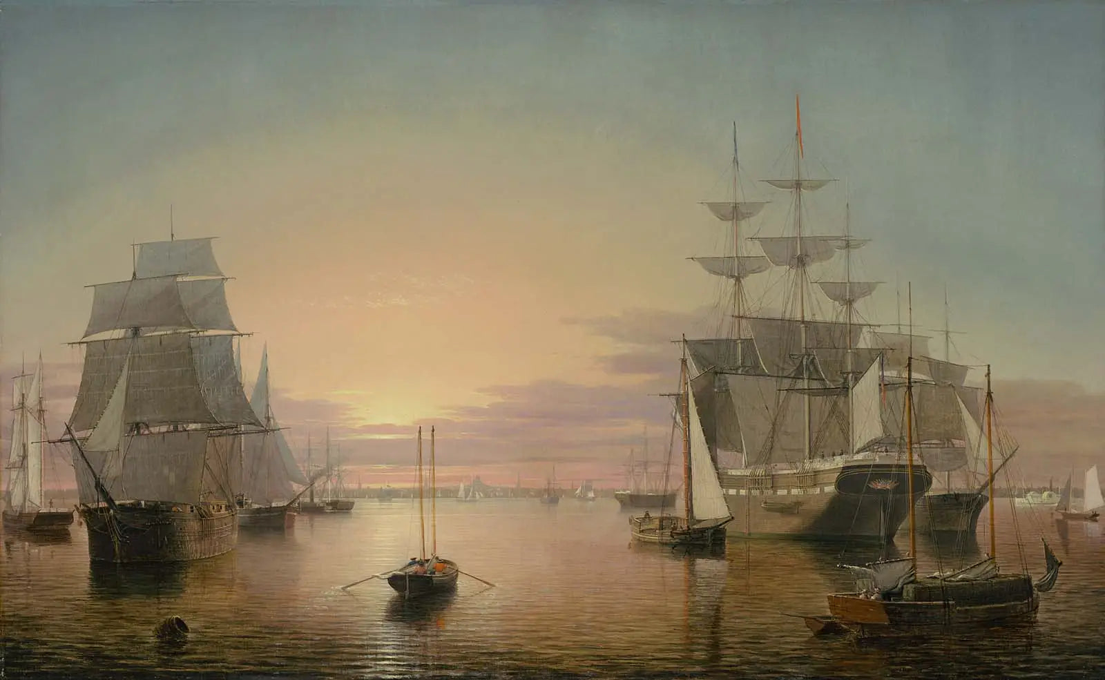 Port de Boston - Fitz Henry Lane - Alpha Reproduction
