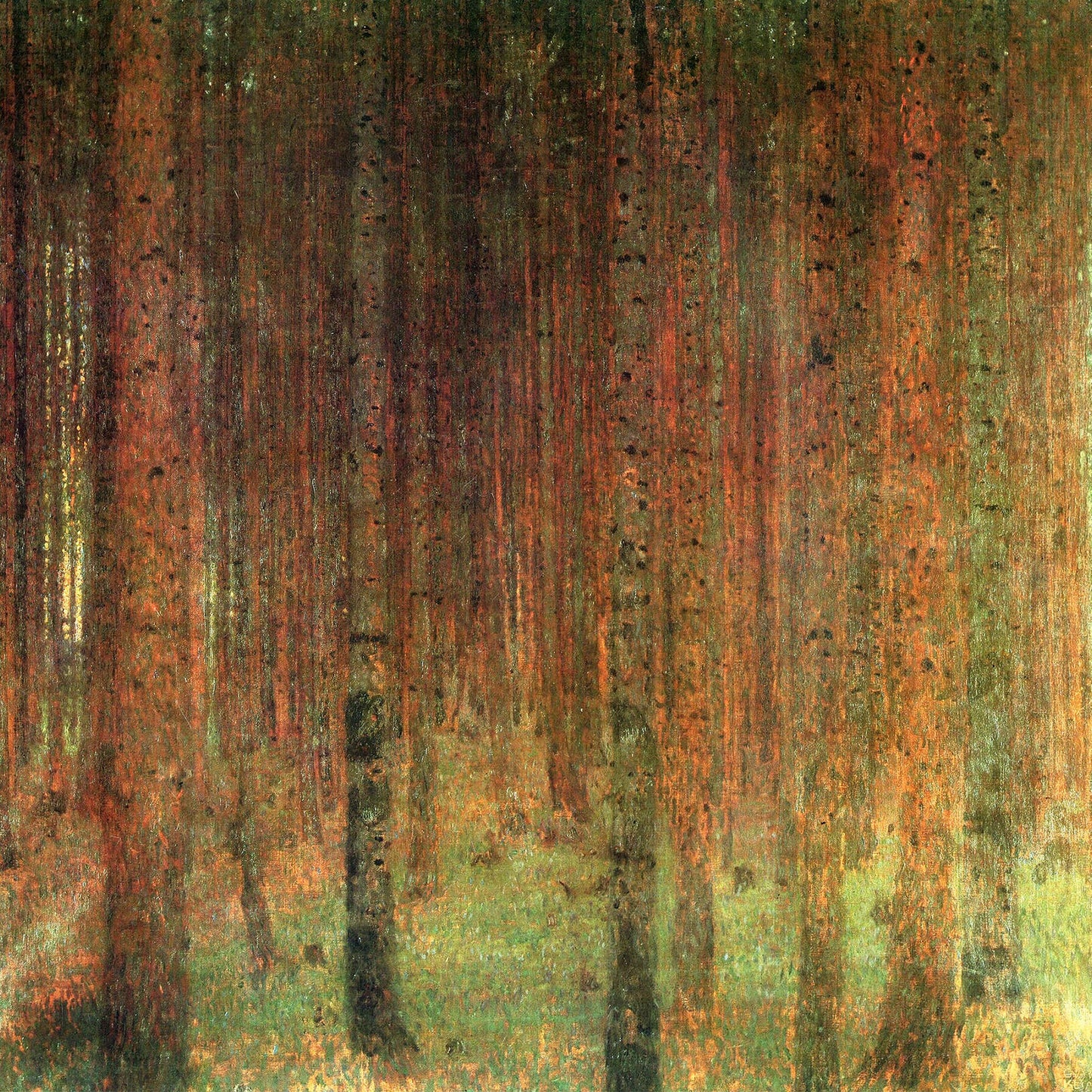 🌲 Çam Ormanı II – Gustav Klimt (yaklaşık 1901)
