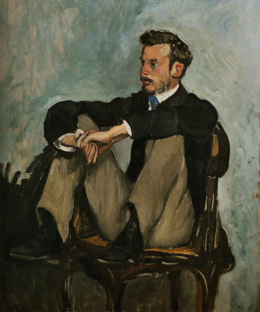 Reproduction du tableau « Auguste Renoir - Frédéric Bazille » par Alpha Reproduction en peinture à l’huile