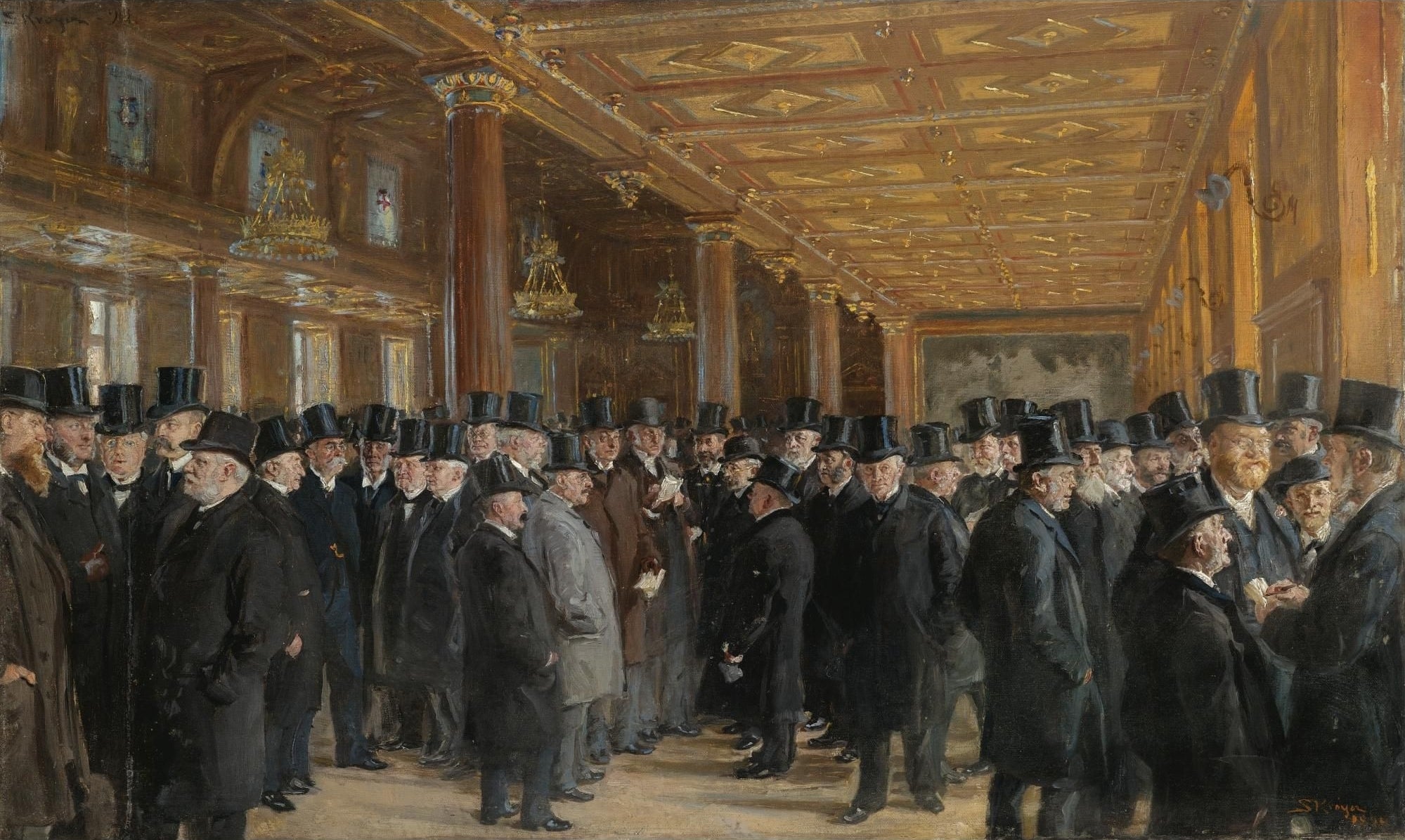 Kopenhag Borsası'ndan (Çalışma) - Peder Severin Krøyer