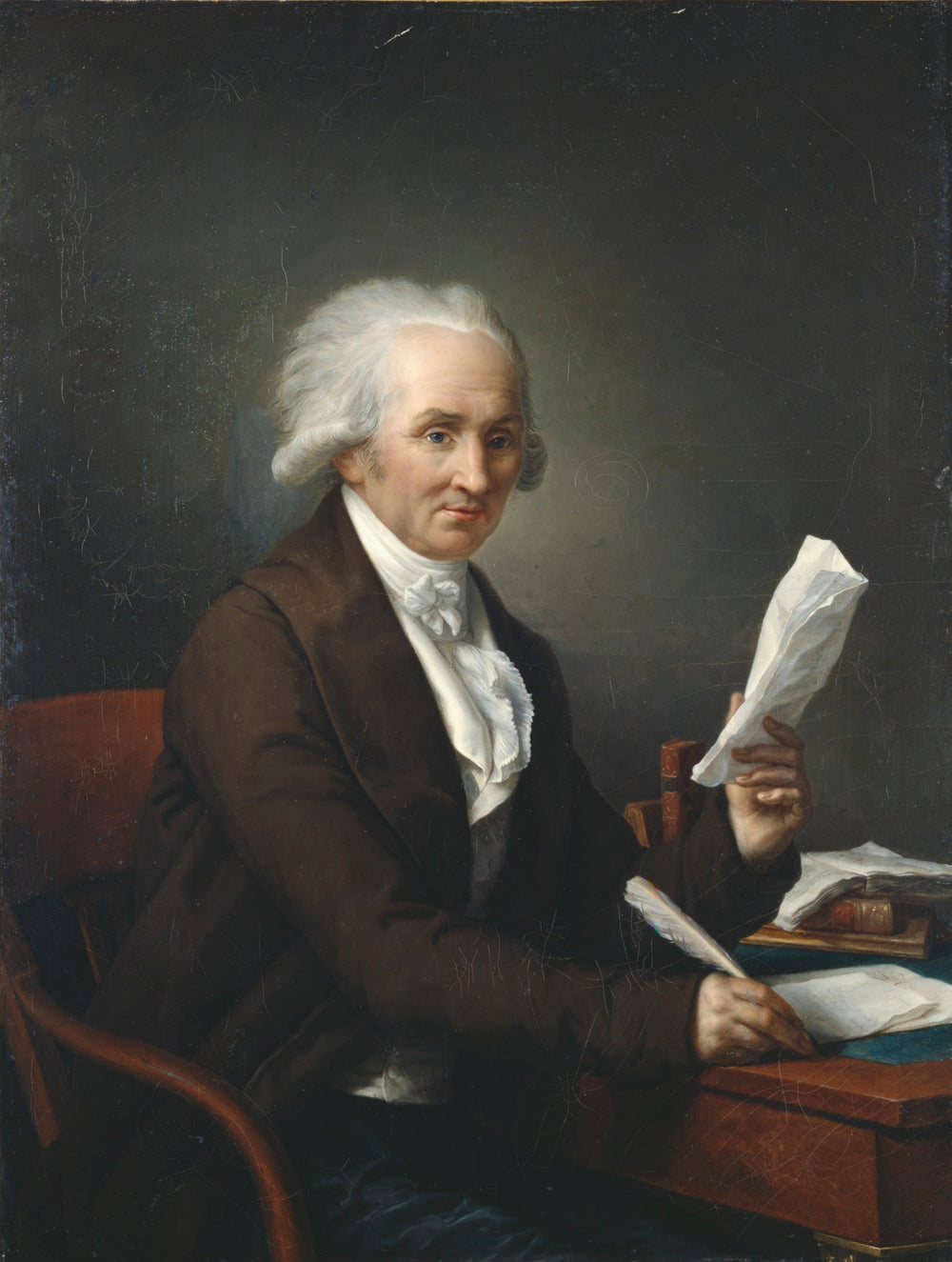 Monsieur dans son bureau - François-André Vincent