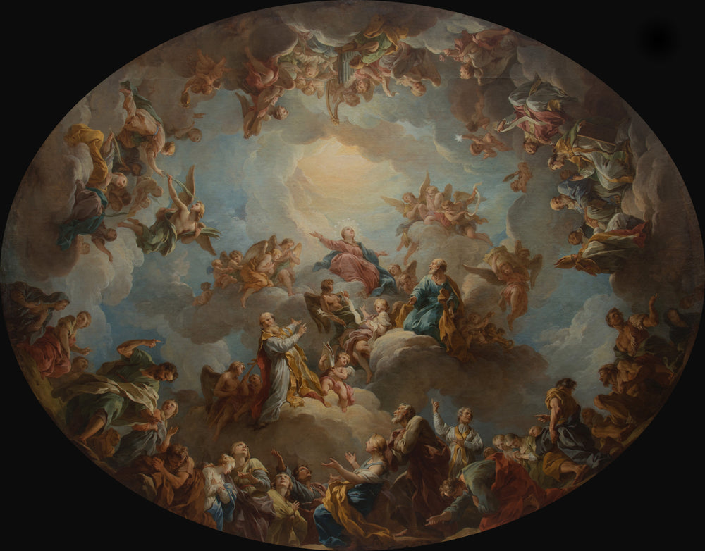 La Glorification de la Vierge - Charles-Joseph Natoire