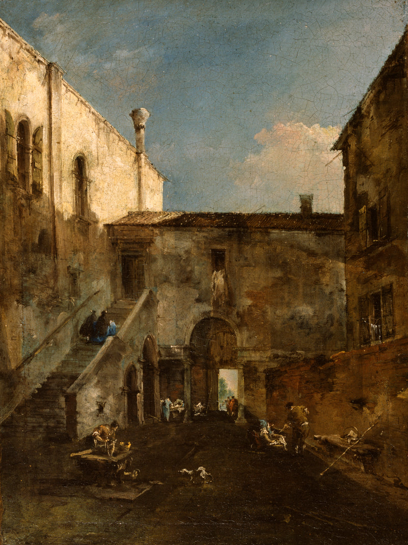 Bir Venedik Meydanı - Francesco Guardi