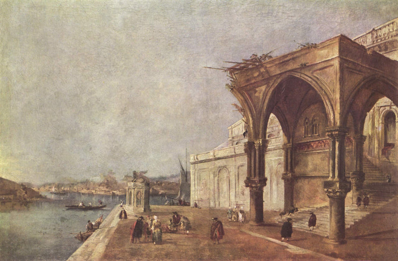 Venedik temalı Kapriscio - Francesco Guardi