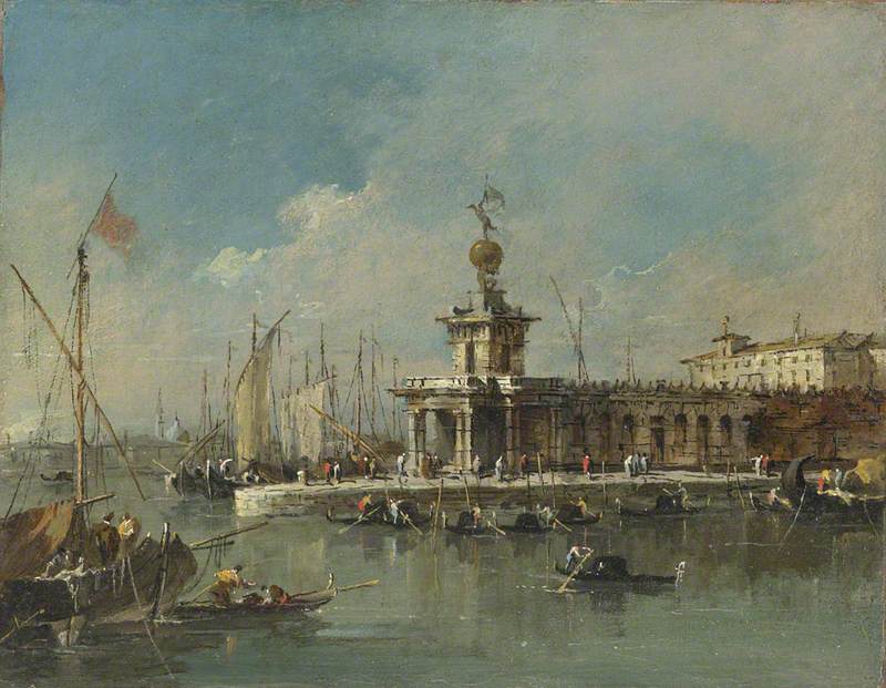 Venise: La Punta della Dogana - Francesco Guardi