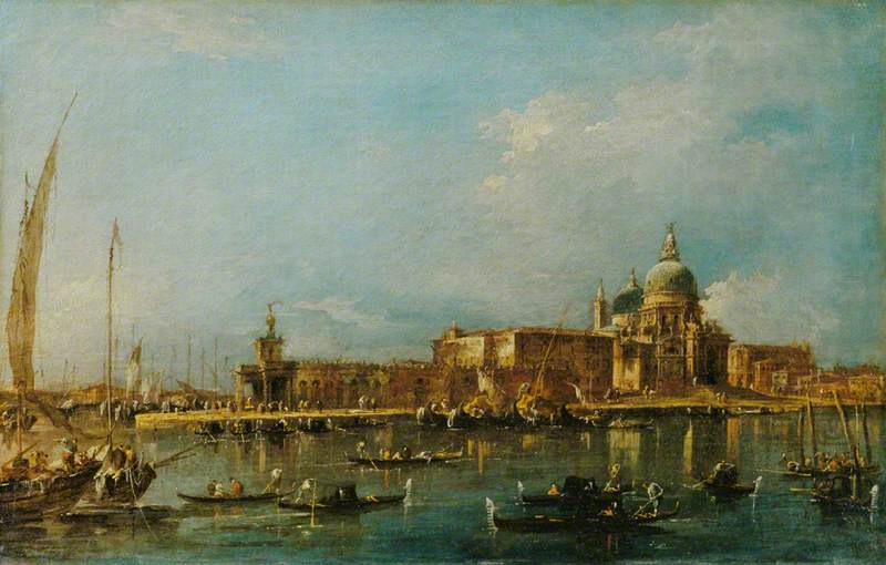 Venice: Santa Maria della Salute ile Dogana - Francesco Guardi