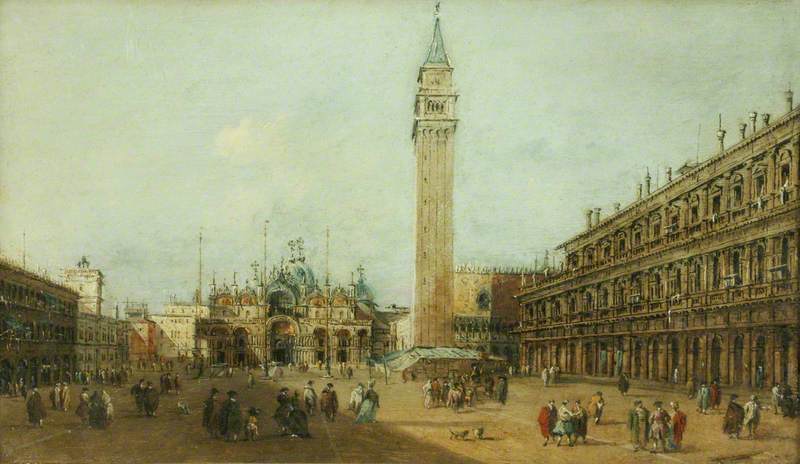 Saint-Marc Meydanı, Venedik - Francesco Guardi