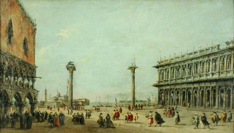 La Piazzetta, Venedik - Francesco Guardi