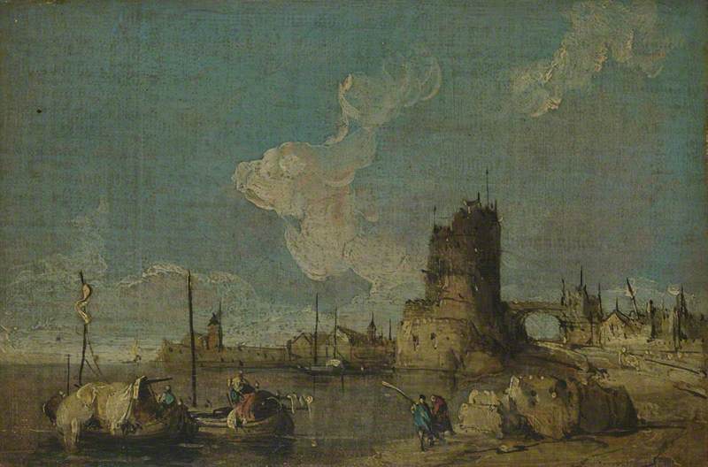 Bir yıkım kaprisi - Francesco Guardi