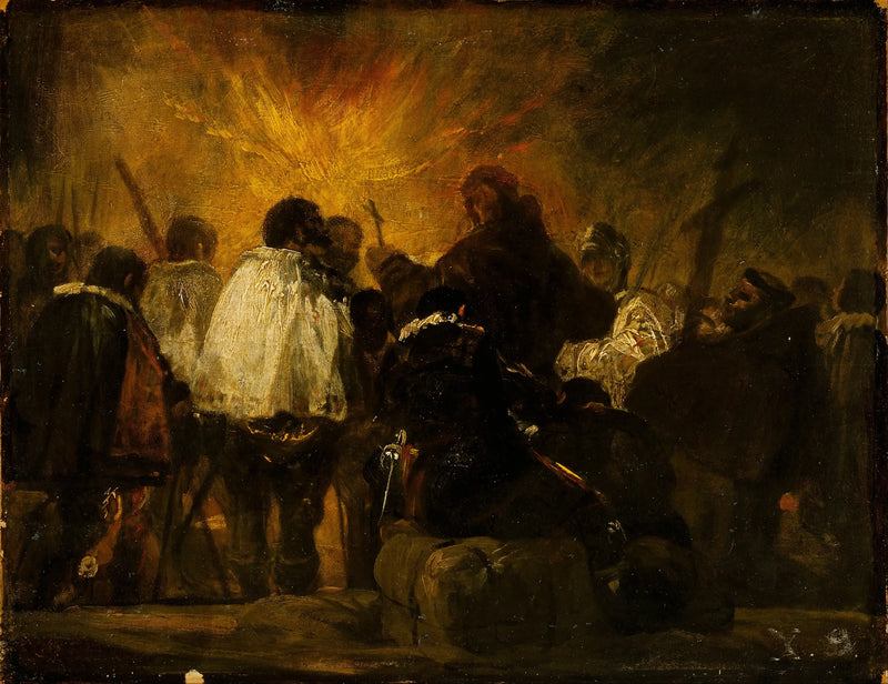 Engizisyonun Gece Manzarası - Francisco de Goya