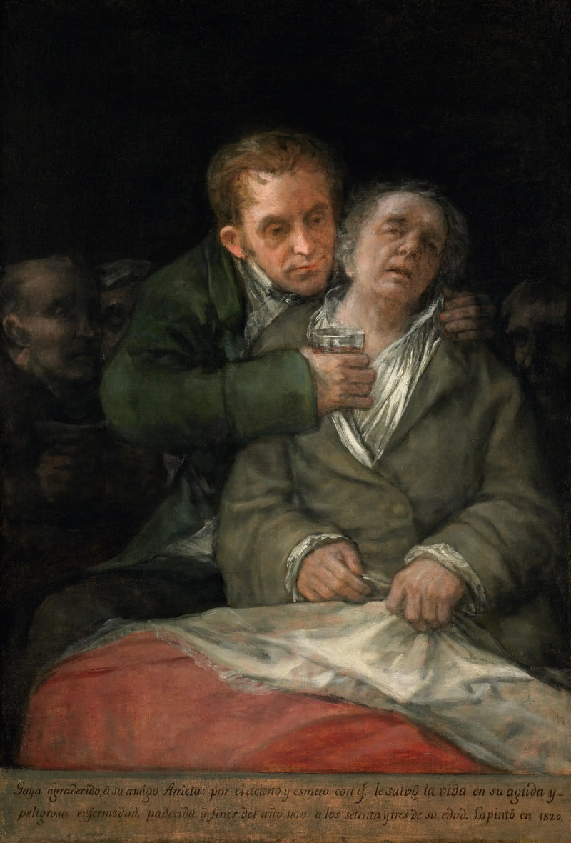 Goya ve Doktoru - Francisco de Goya