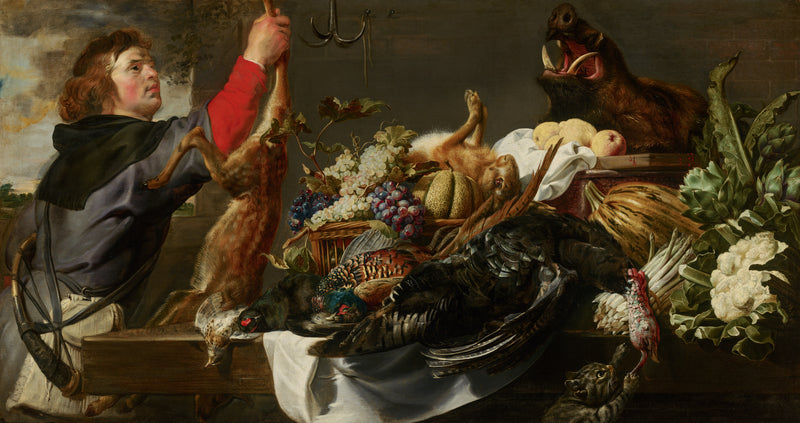 Nature morte au gibier et au chasseur - Frans Snyders