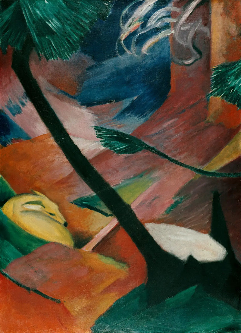 Ormanda Geyik II - Franz Marc